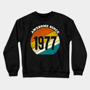 Awesome since 1977 vintage Crewneck Sweatshirt